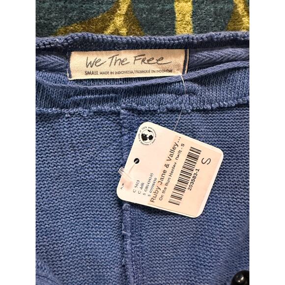NWT Free People On The Run Henley Top Size Small - Picture 4 of 5